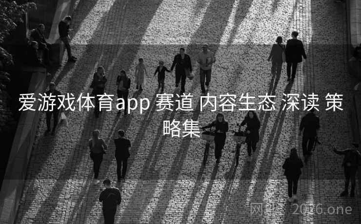 爱游戏体育app 赛道 内容生态 深读 策略集 爱游戏体育app 赛道 内容生态 深读 策略集